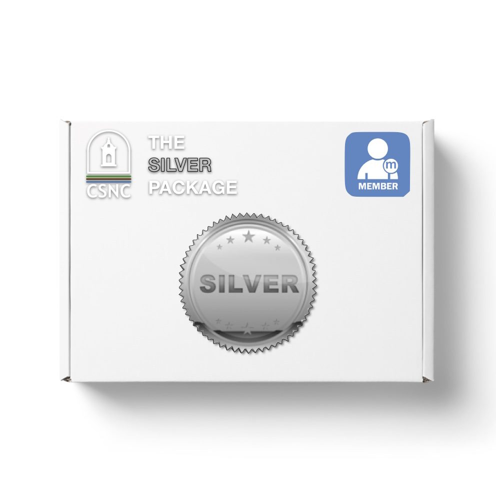 A box with the word silver on it.